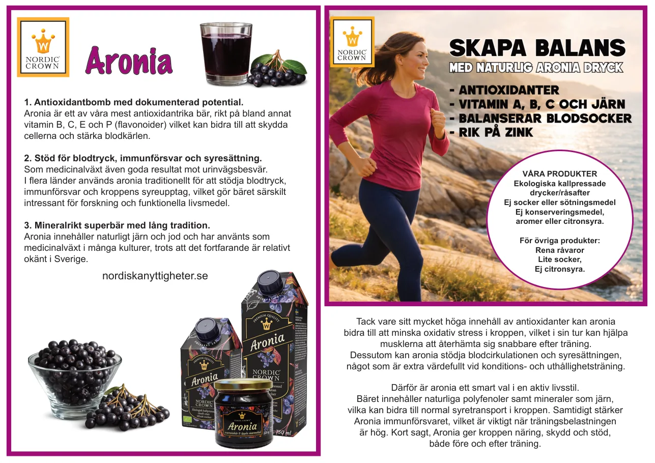 Broschyr: Aronia