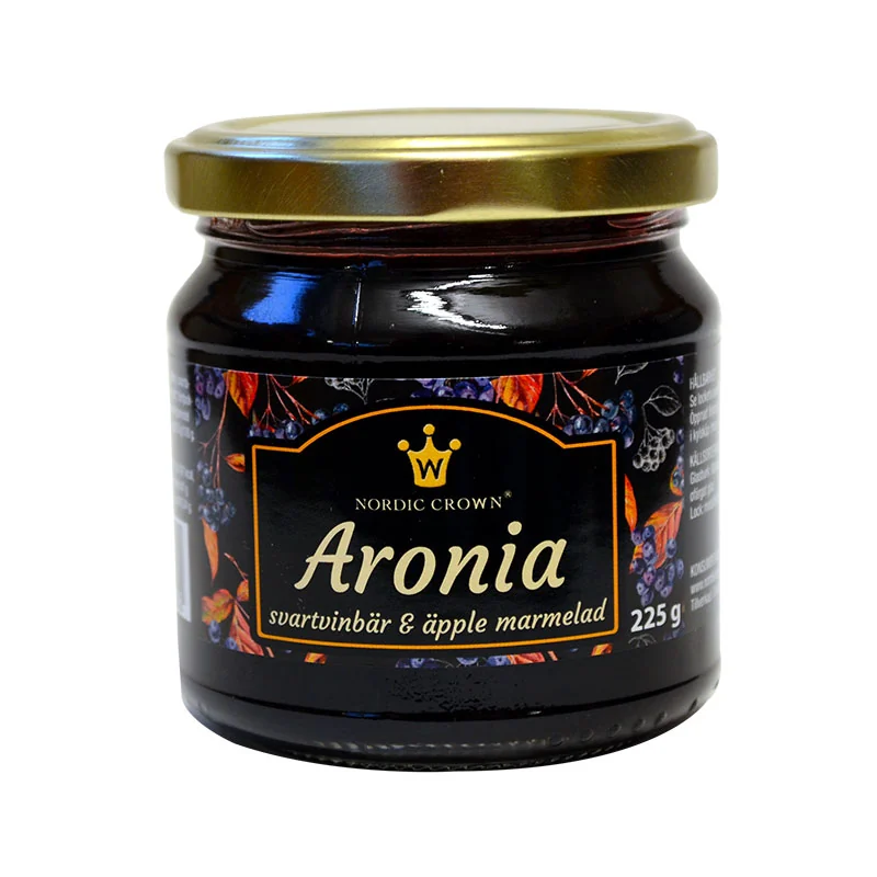 Burk med Nordic Crown aroniamarmelad