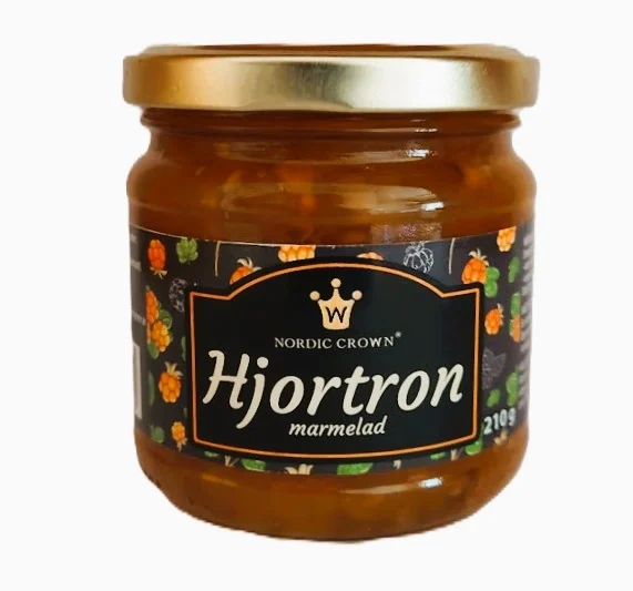 Burk med Nordic Crown hjortronmarmelad